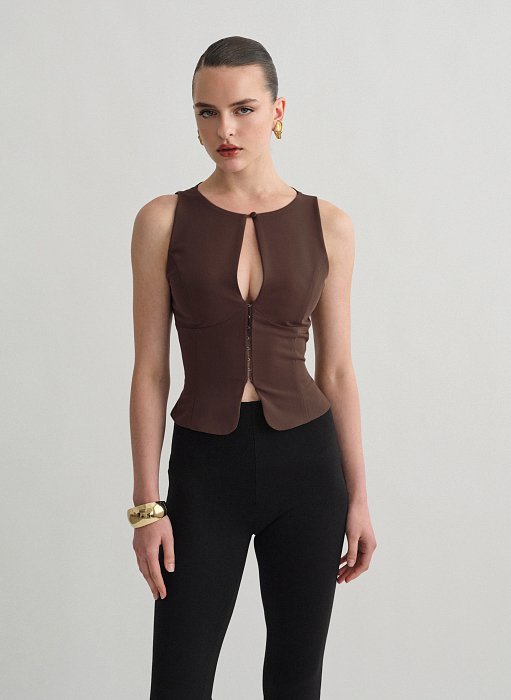 Προϊόν: Υφασμάτινο γιλέκο με άνοιγμα