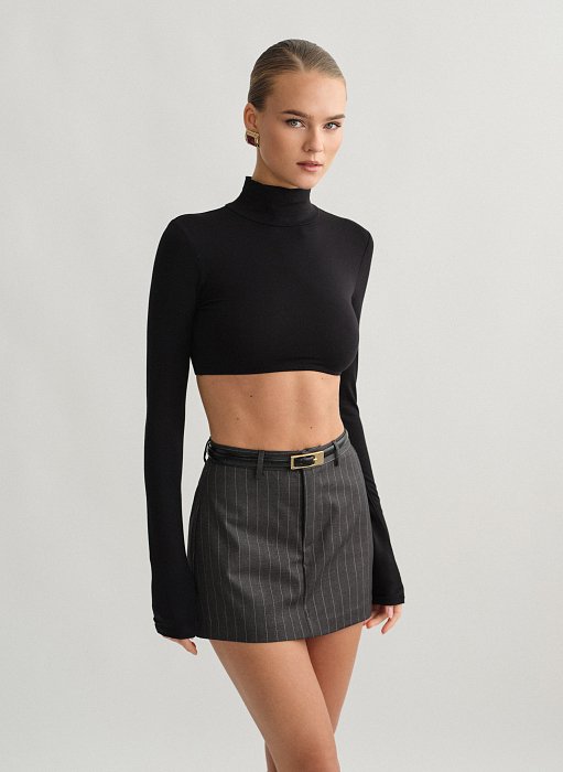 Γυναικεία ριγέ παντελονόφουστα