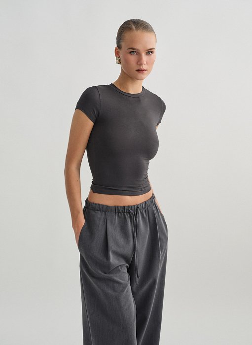 Προϊόν: Κοντομάνικο basic τοπ bamboo