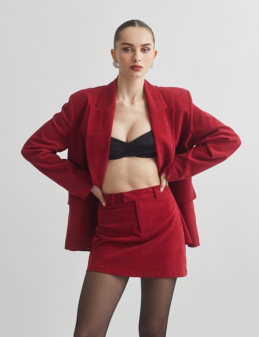 Προϊόν: Βελούδινη κοτλέ μίνι φούστα