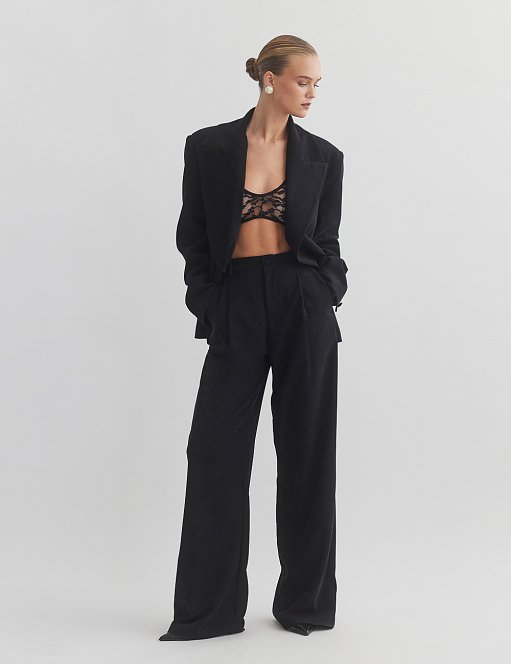 Προϊόν: Βελούδινο κοτλέ παντελόνι με πιέτες