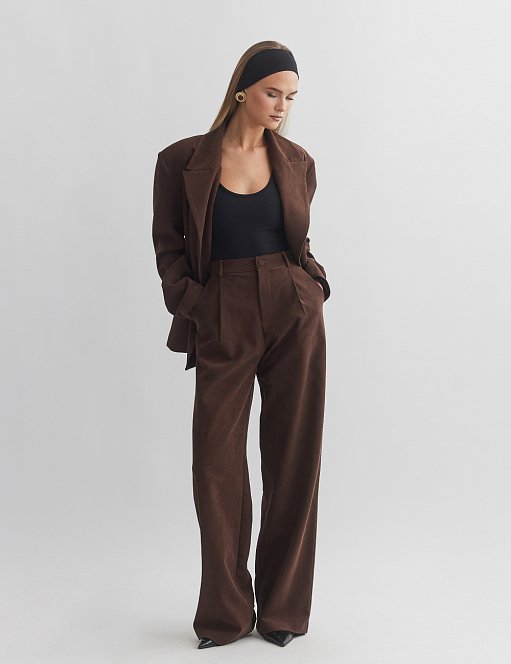 Προϊόν: Βελούδινο κοτλέ παντελόνι με πιέτες