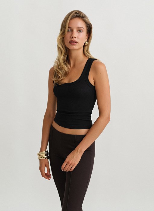 Προϊόν: Basic αμάνικη μπλούζα ριπ