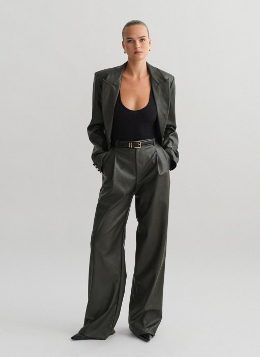 Product: Faux leather trousers