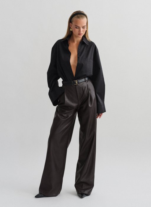 Product: Faux leather trousers