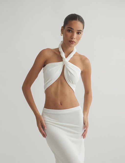 Γυναικείο τοπ με ελαφριά πλέξη