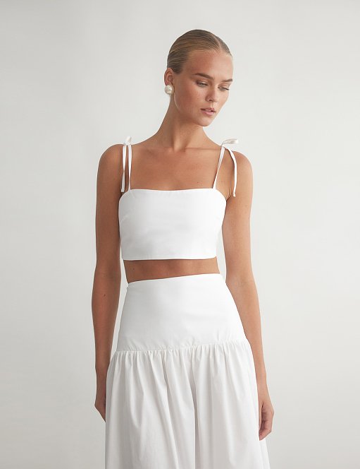 Product: Poplin crop top