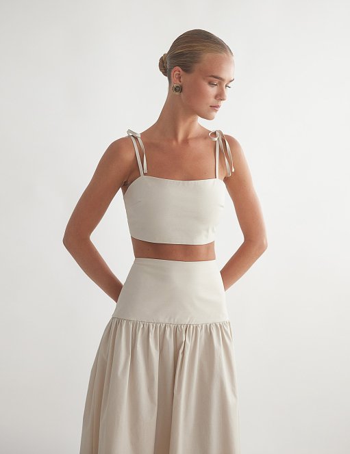 Product: Poplin crop top