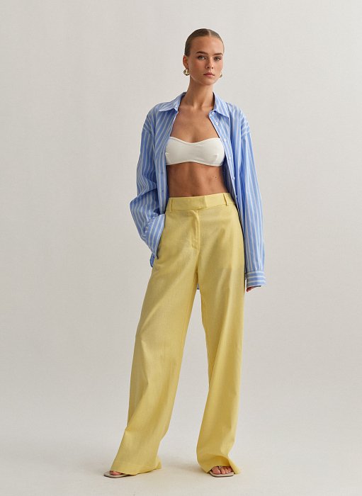 Προϊόν: Λινό ίσιο παντελόνι