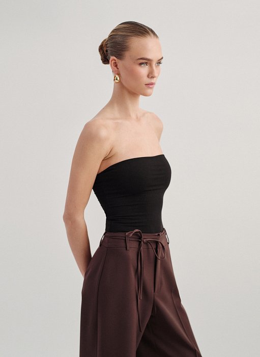 Γυναικείο στράπλες κορμάκι bamboo