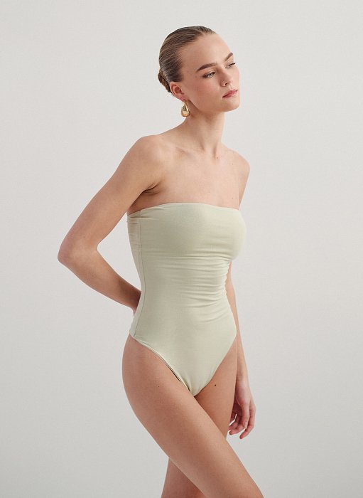 Γυναικείο στράπλες κορμάκι bamboo