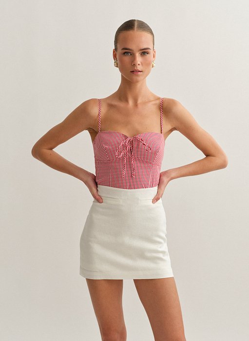 Product: Linen skort