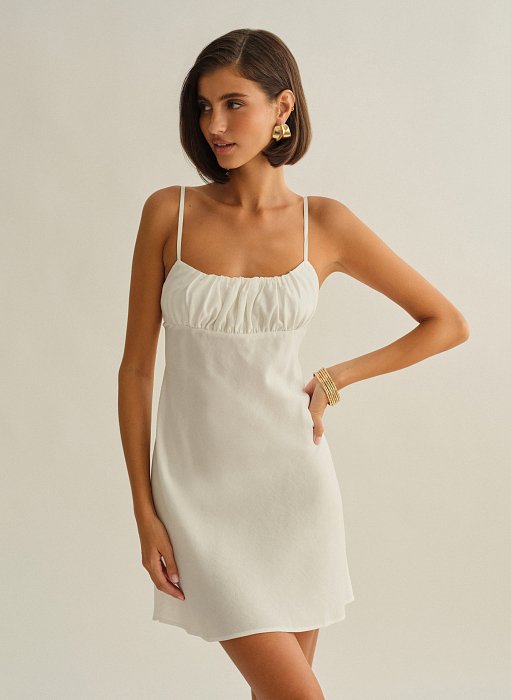 Product: Ruched mini dress