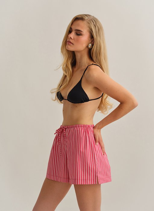 Γυναικείο ριγέ σορτς
