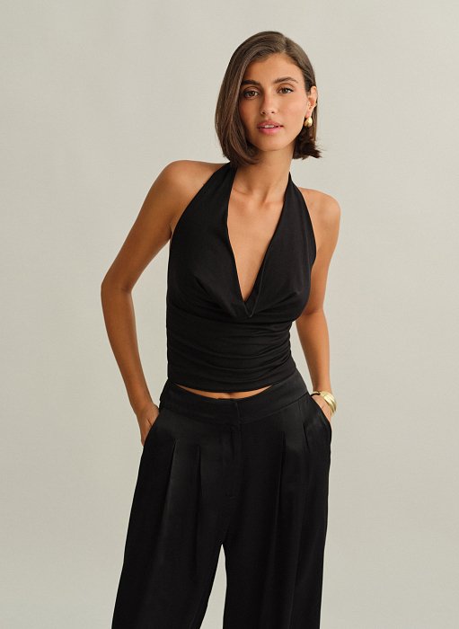 Γυναικεία  ντραπέ μπλούζα bamboo