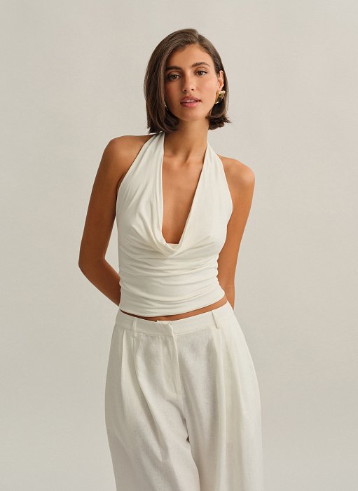 Γυναικεία  ντραπέ μπλούζα bamboo