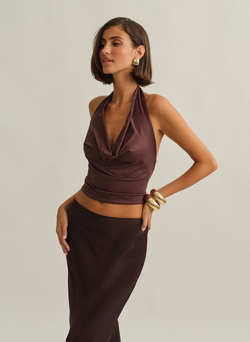 Γυναικεία  ντραπέ μπλούζα bamboo