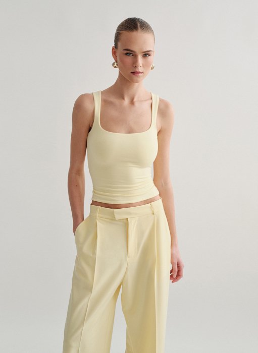 Γυναικείο αμάνικη μπλούζα bamboo