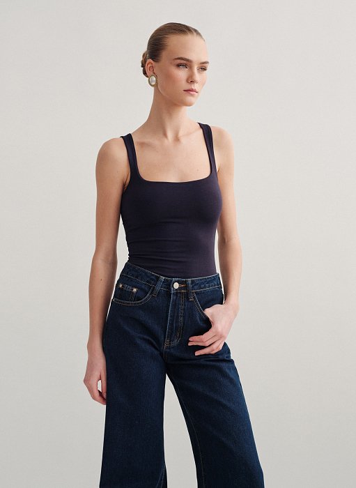 Γυναικείο αμάνικη μπλούζα bamboo