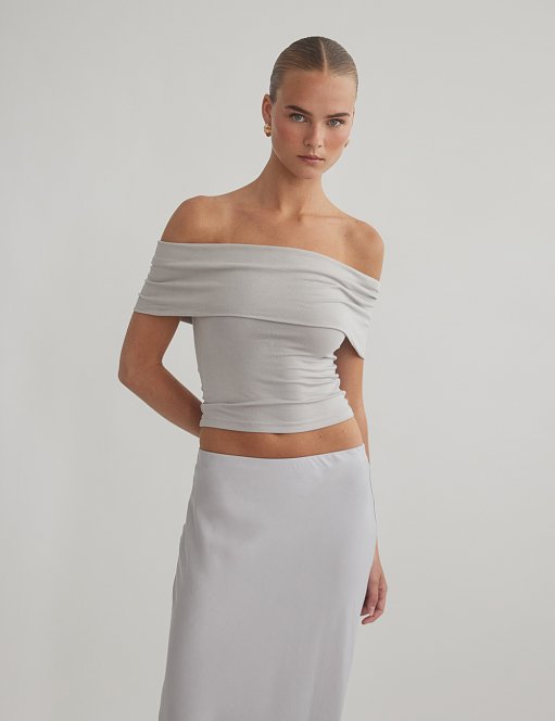 Γυναικείο off-shoulder τοπ bamboo