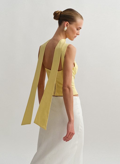 Γυναικείο μακρύ λινό φουλάρι