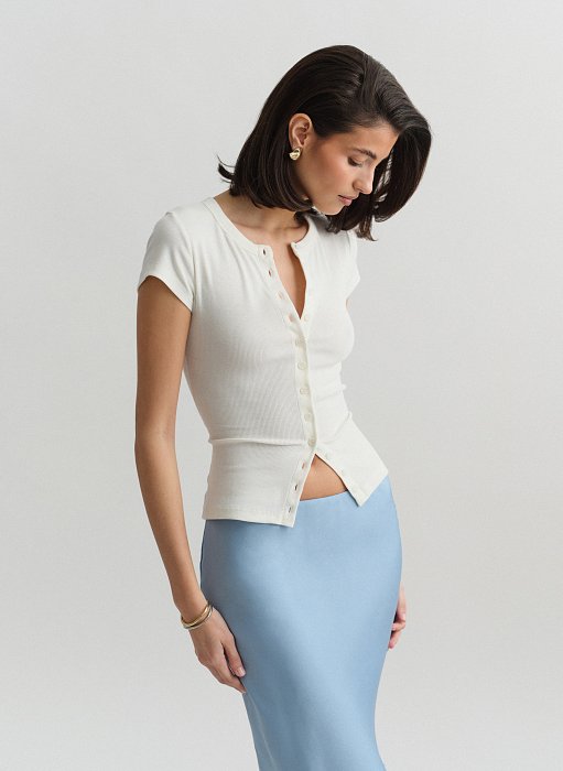 Προϊόν: Ριπ μπλούζα με κουμπιά