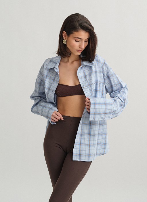 Προϊόν: Καρό πουκάμισο με αποσπώμενη ζώνη