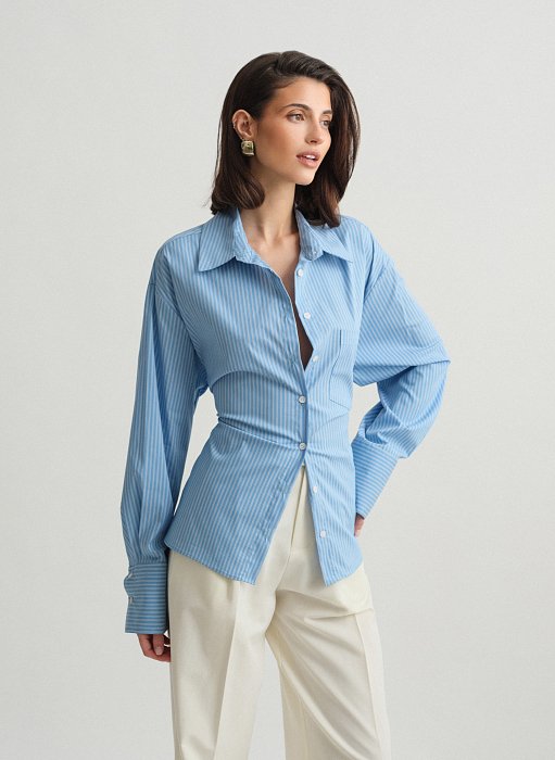 Προϊόν: Ριγέ πουκάμισο με δέσιμο