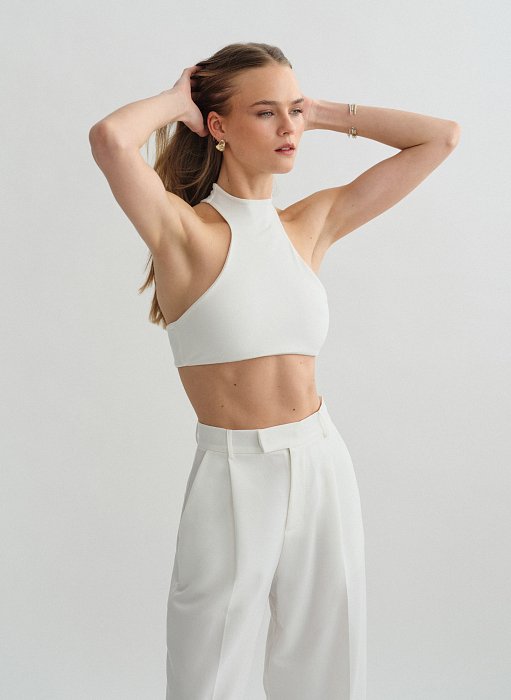 Product: Bamboo sleeveless crop top