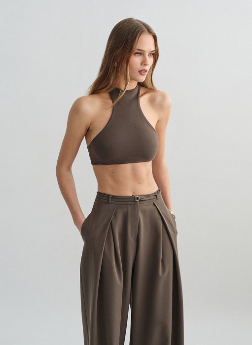 Product: Bamboo sleeveless crop top