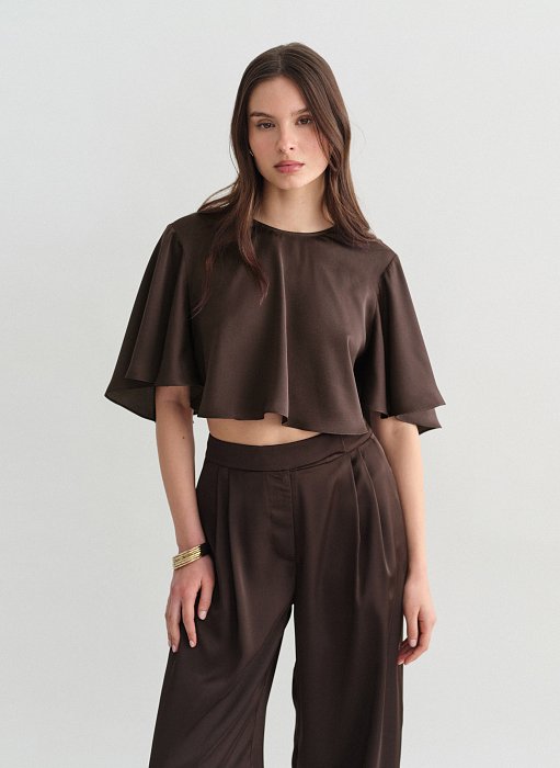 Product: Satin crop top