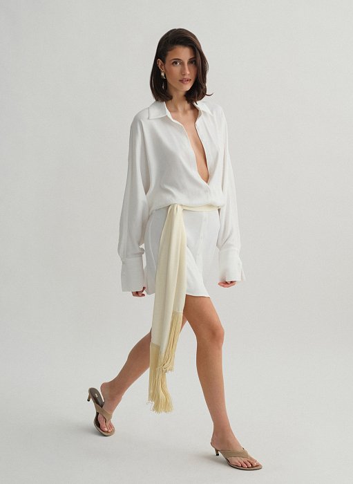 Προϊόν: Σατέν μίνι φόρεμα με κουμπιά