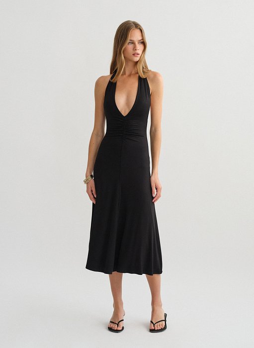 Προϊόν: Halter midi φόρεμα bamboo