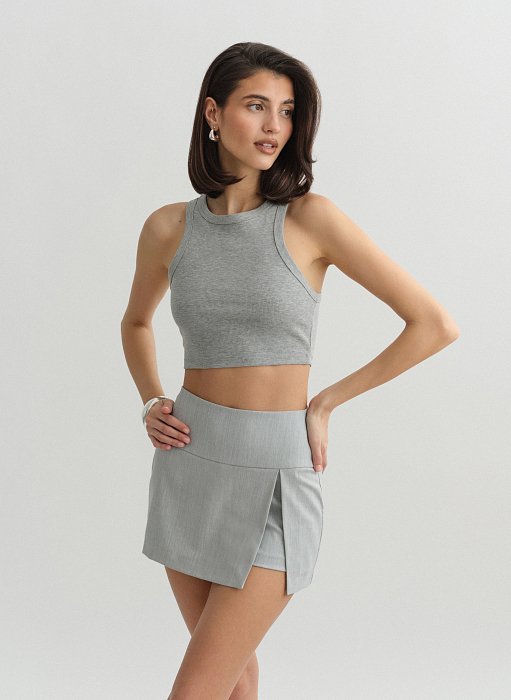 Προϊόν: Υφασμάτινη παντελονόφουστα με σκίσιμο