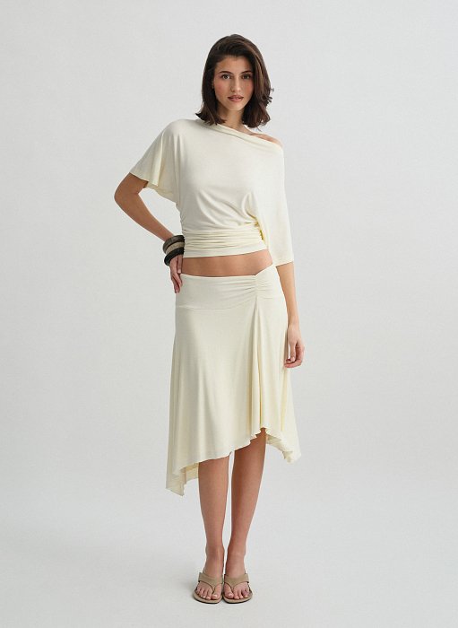 Προϊόν: Aσύμμετρη φούστα bamboo