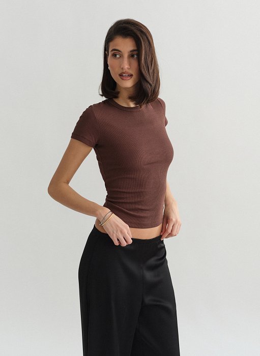 Προϊόν: Basic κοντομάνικη μπλούζα ριπ