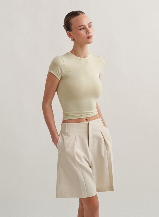 Product: Bamboo shortsleeve basic top