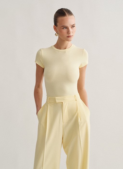 Product: Bamboo shortsleeve basic top