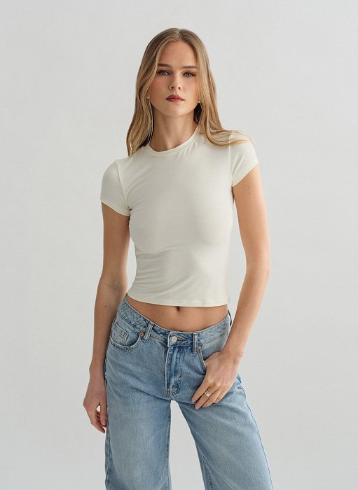 Προϊόν: Κοντομάνικο basic τοπ bamboo