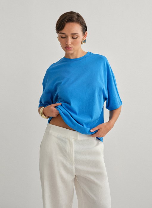 Προϊόν: Μακριά κοντομάνικη μπλούζα oversized