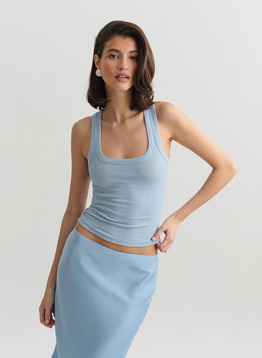 Προϊόν: Basic αμάνικη μπλούζα ριπ