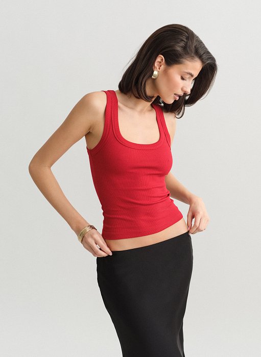 Προϊόν: Basic αμάνικη μπλούζα ριπ