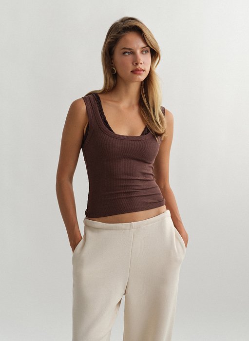 Προϊόν: Basic αμάνικη μπλούζα ριπ