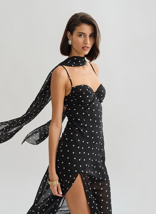 Προϊόν: Polka dots φουλάρι